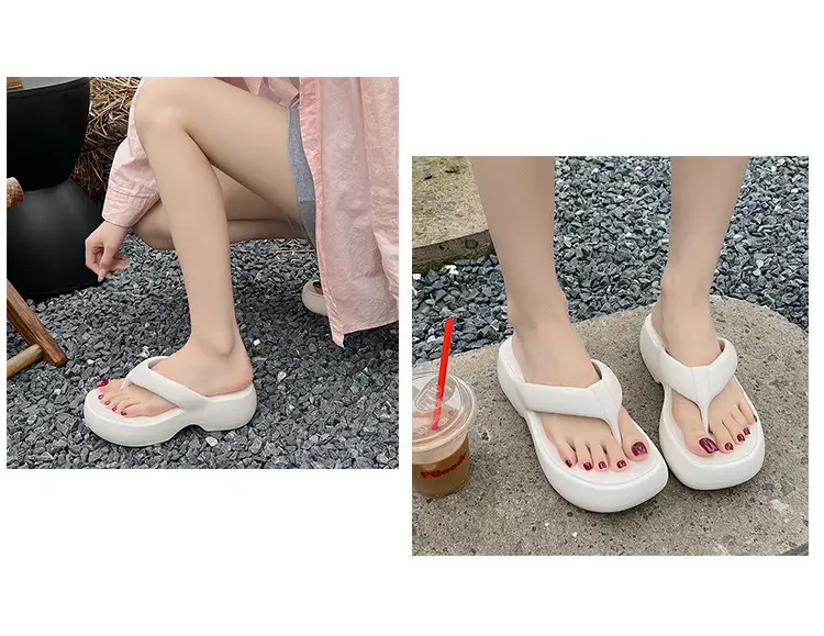 2024 Women's EVA Beach Flip-Flops Thick Soled Sandals — feature 4