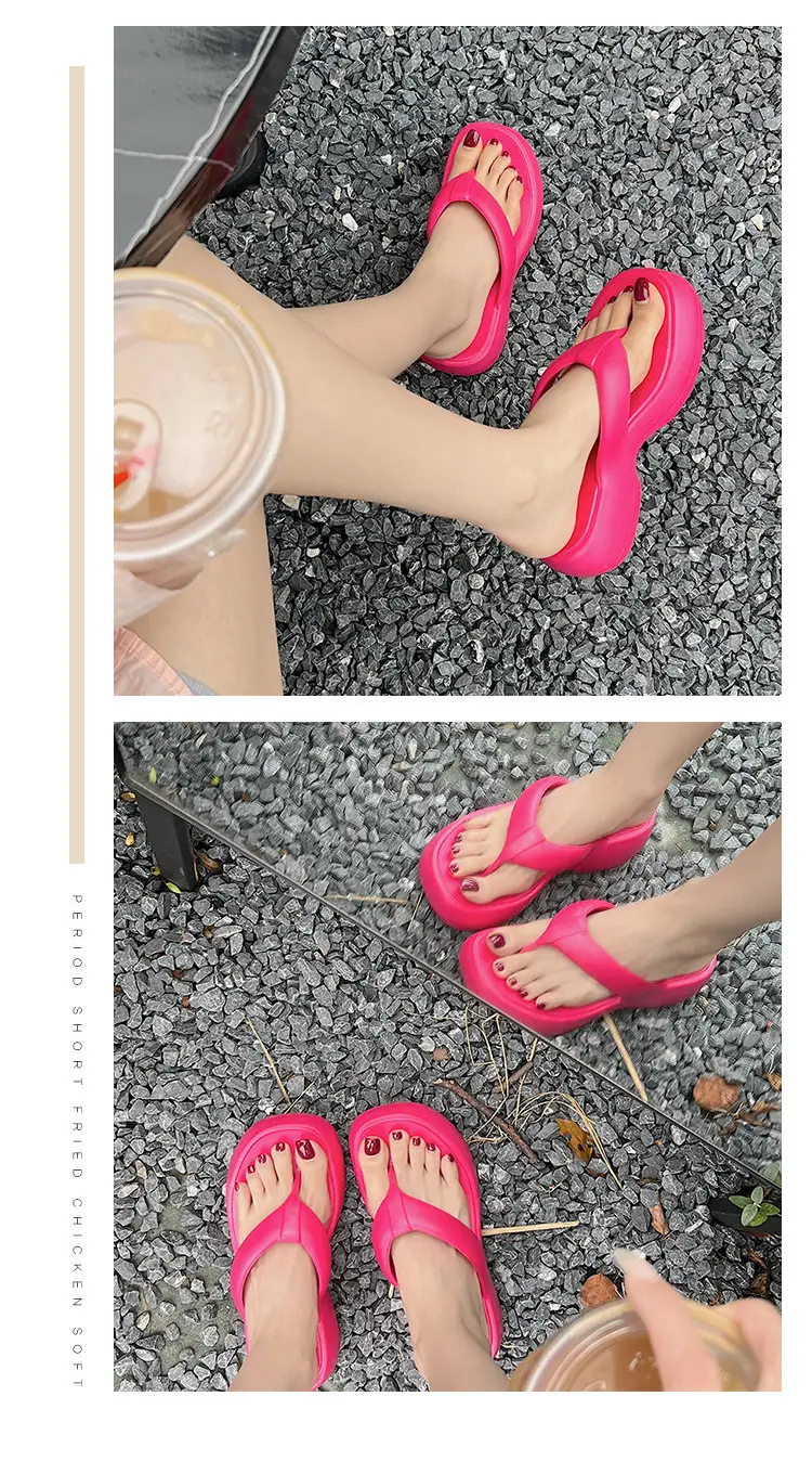 2024 Women's EVA Beach Flip-Flops Thick Soled Sandals — feature 7