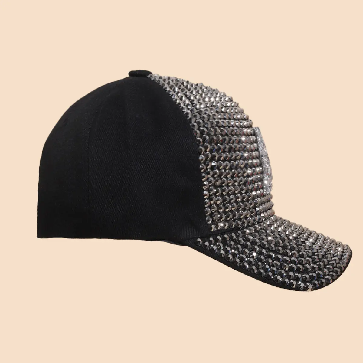 Women Sequin Baseball Cap Summer Korean Travel Sunshade