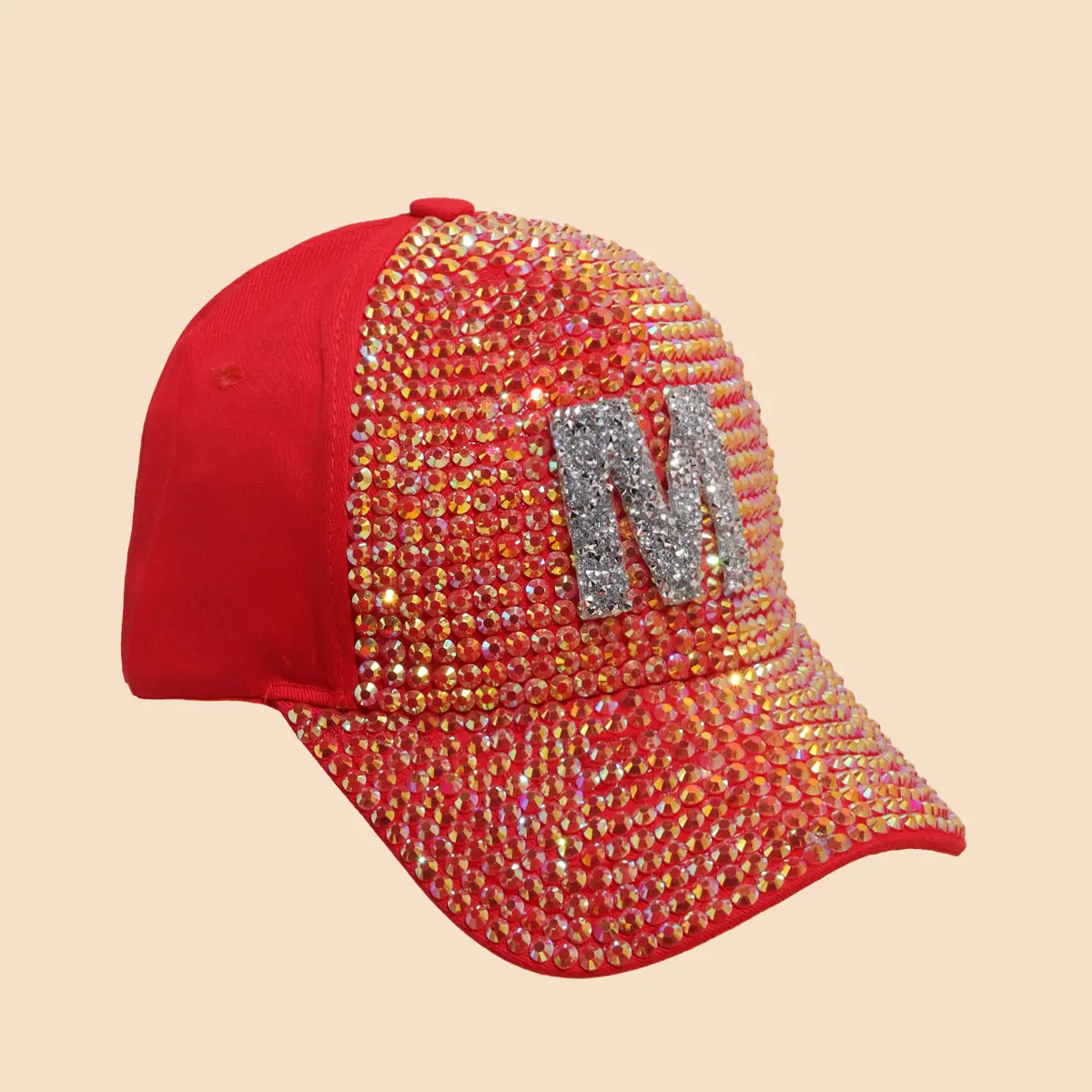 Women Sequin Baseball Cap Summer Korean Travel Sunshade