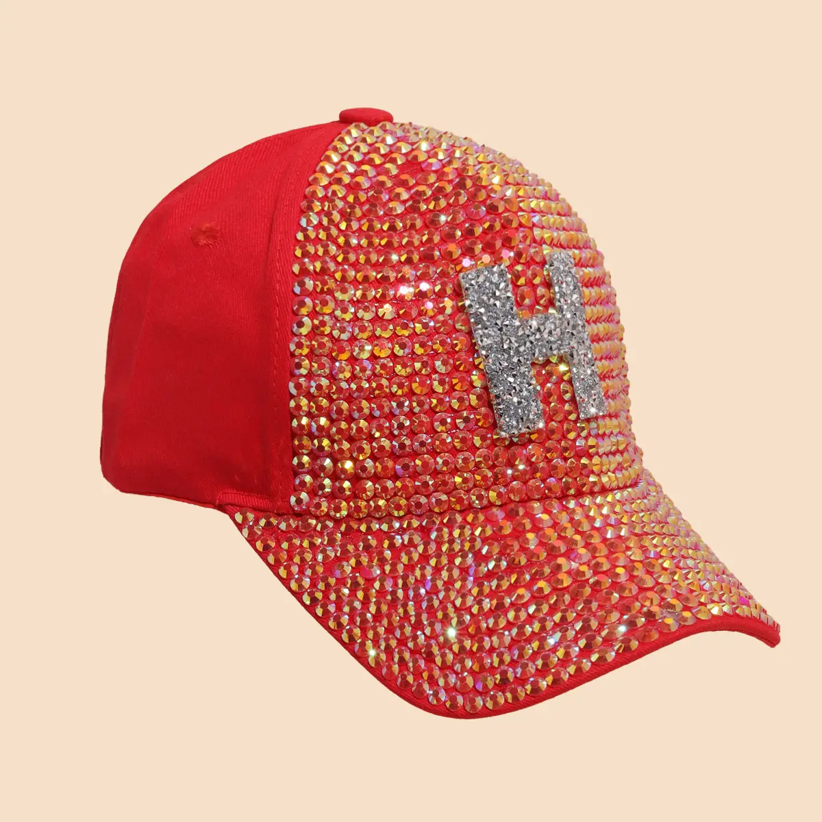 Women Sequin Baseball Cap Summer Korean Travel Sunshade