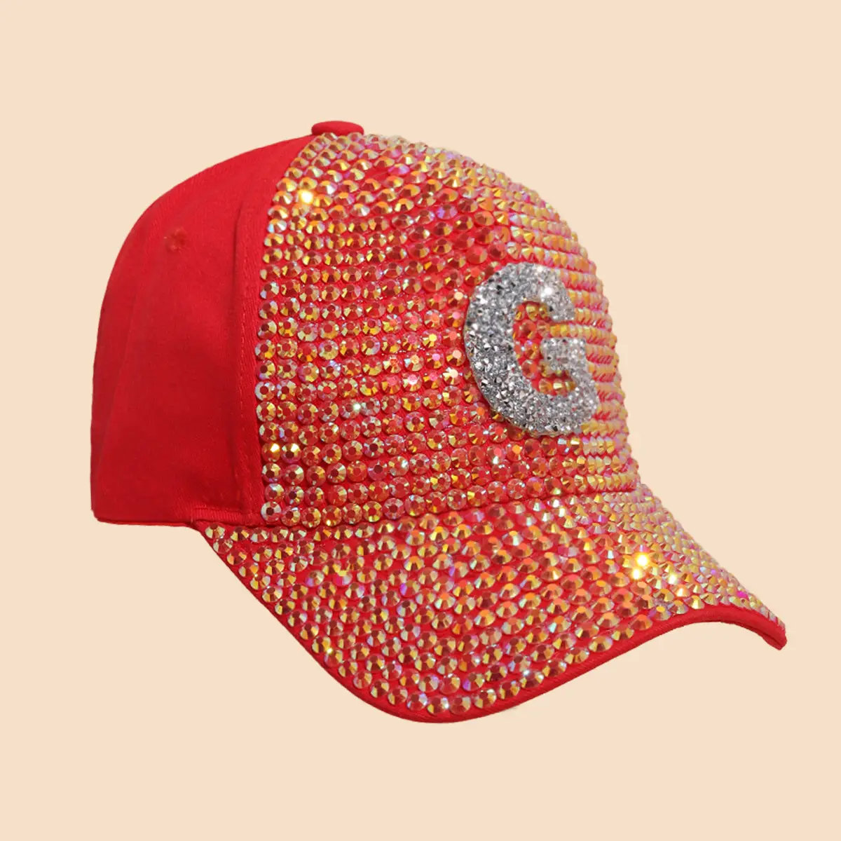 Women Sequin Baseball Cap Summer Korean Travel Sunshade