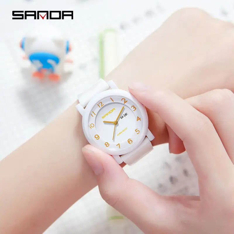 Sanda Fresh Mint Student Exam Quartz Watch - Image 12