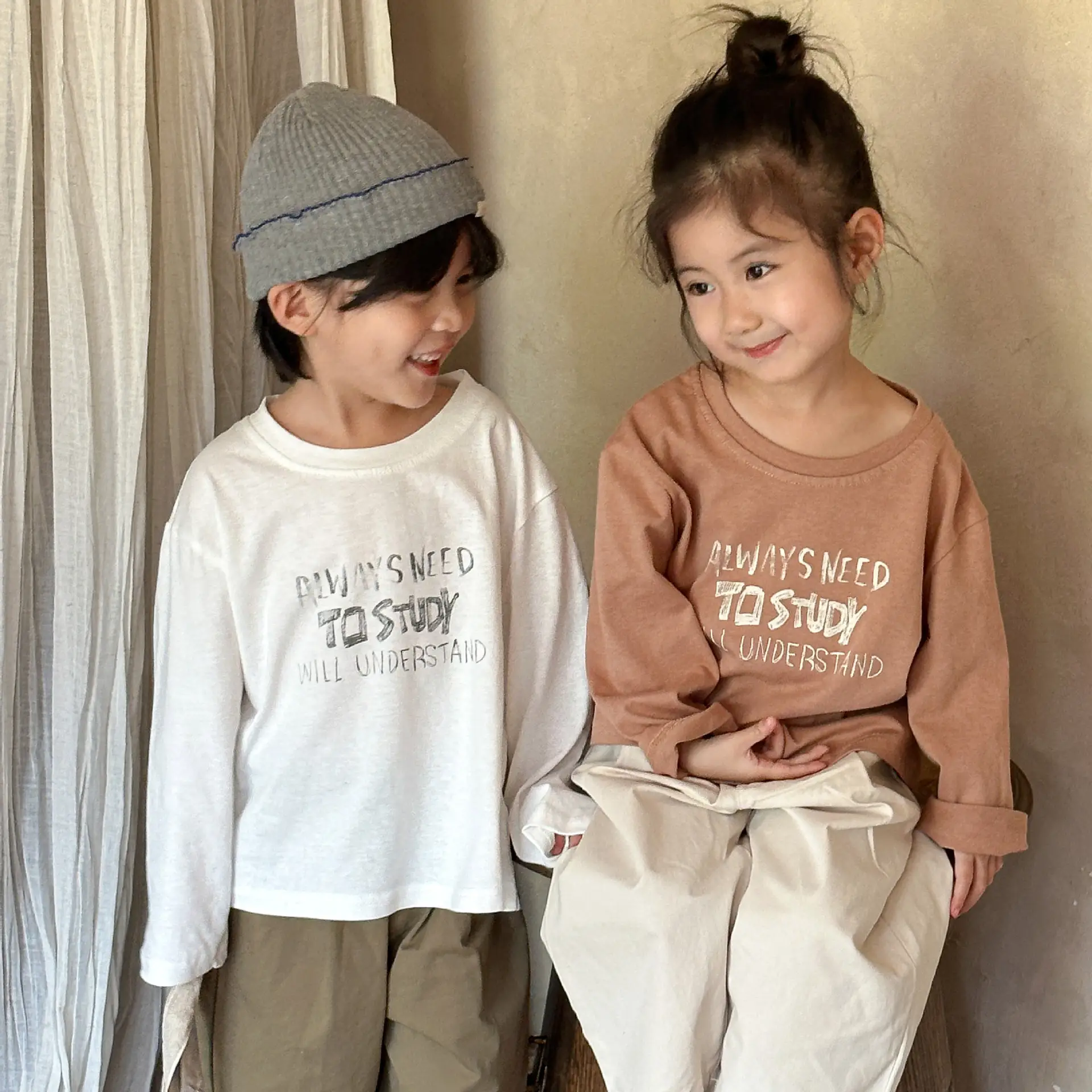 Children Long Sleeve T-Shirt Cotton Loose Fit 2026 - Image 5