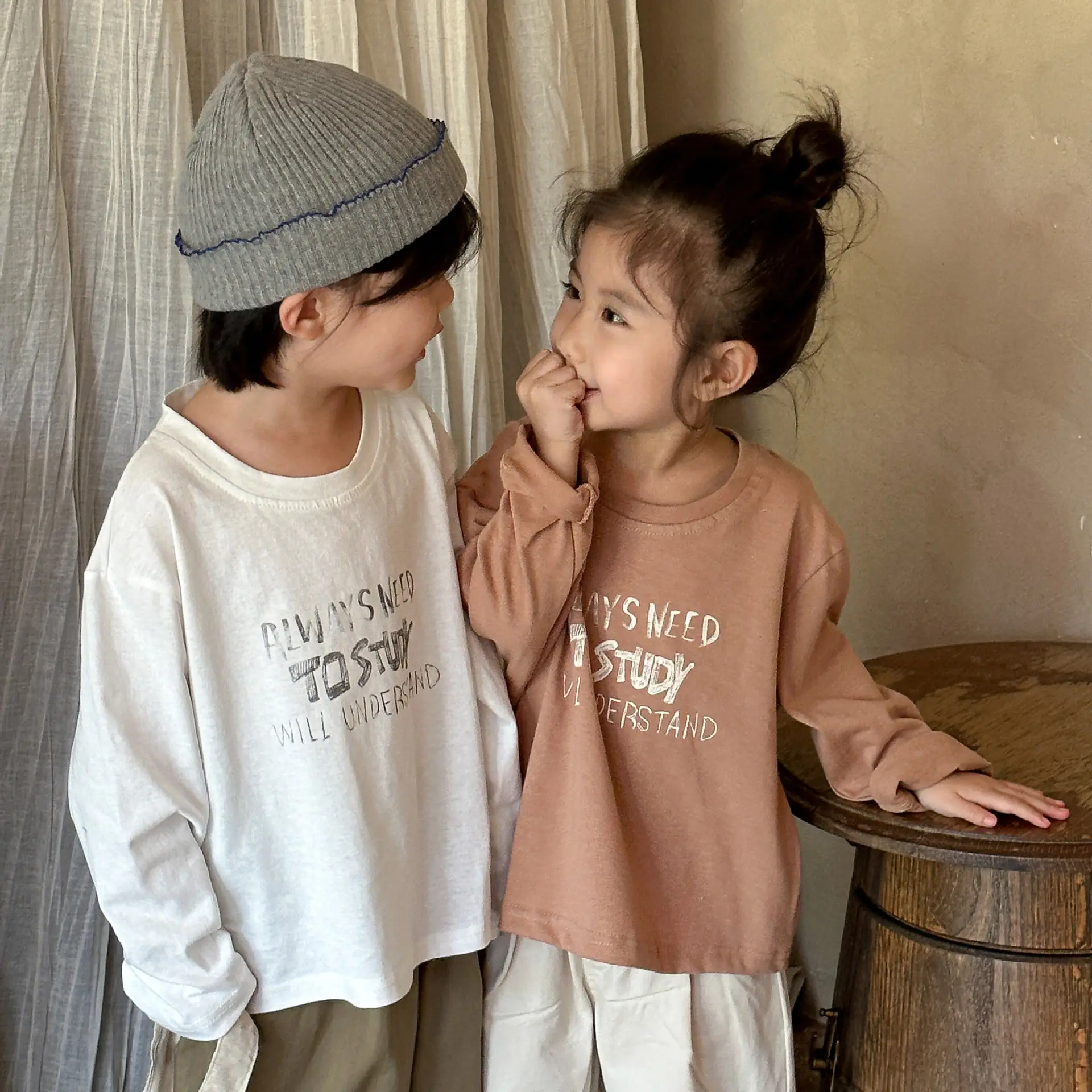Children Long Sleeve T-Shirt Cotton Loose Fit 2026 - Image 6