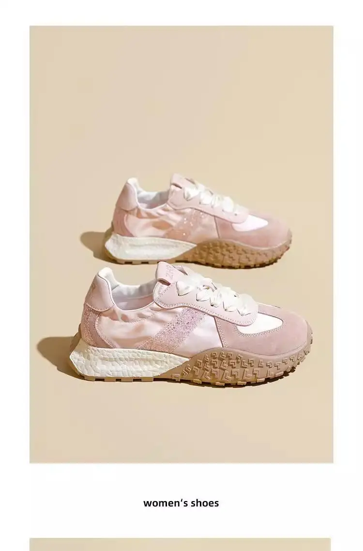 Women Silver Casual Sneakers with Thick Sole 2024 — feature 10