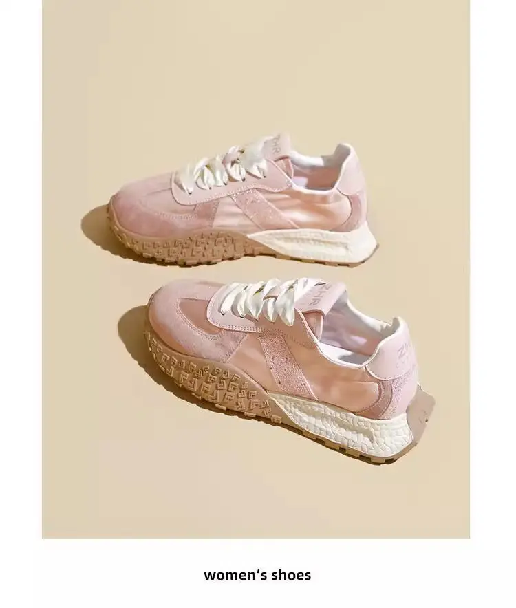 Women Silver Casual Sneakers with Thick Sole 2024 — feature 7