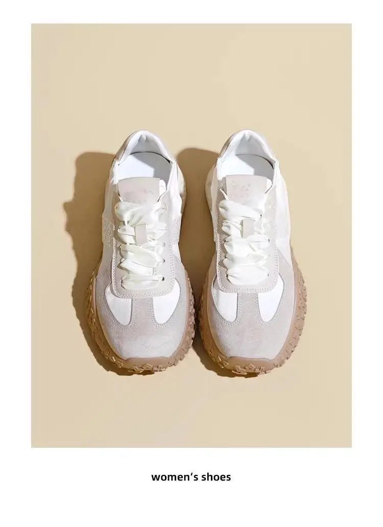 Women Silver Casual Sneakers with Thick Sole 2024 — feature 9