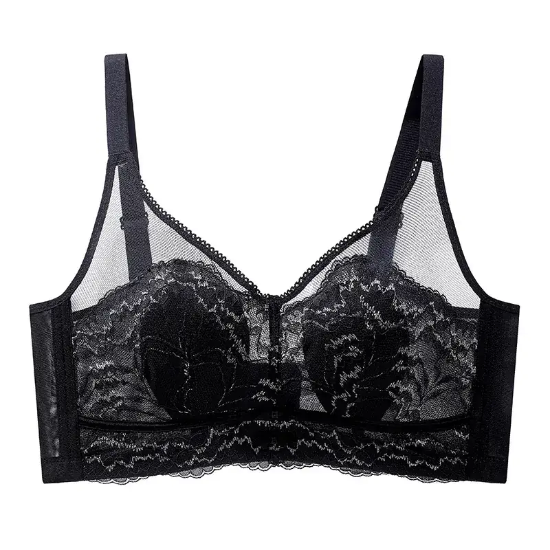 Summer Ultra-Thin Lace Bra Women No Steel Ring - Image 3
