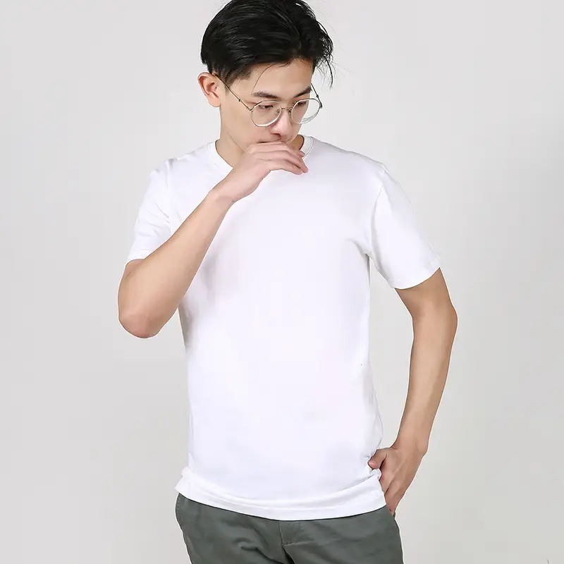 Custom Olive Green Short Sleeve T-Shirt 180g