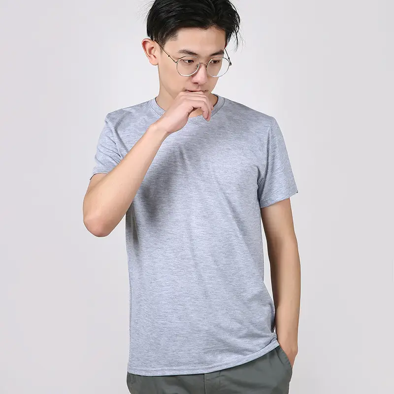 Custom Olive Green Short Sleeve T-Shirt 180g