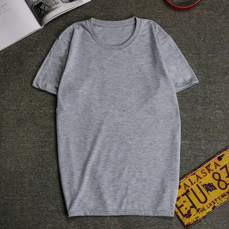 Custom Olive Green Short Sleeve T-Shirt 180g