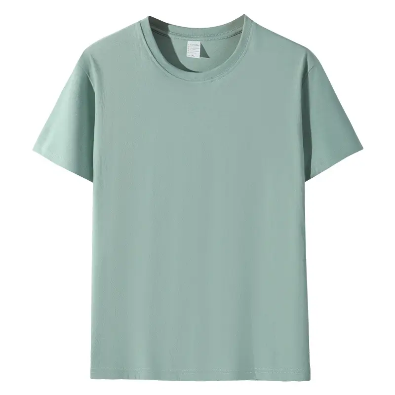 Custom Olive Green Short Sleeve T-Shirt 180g