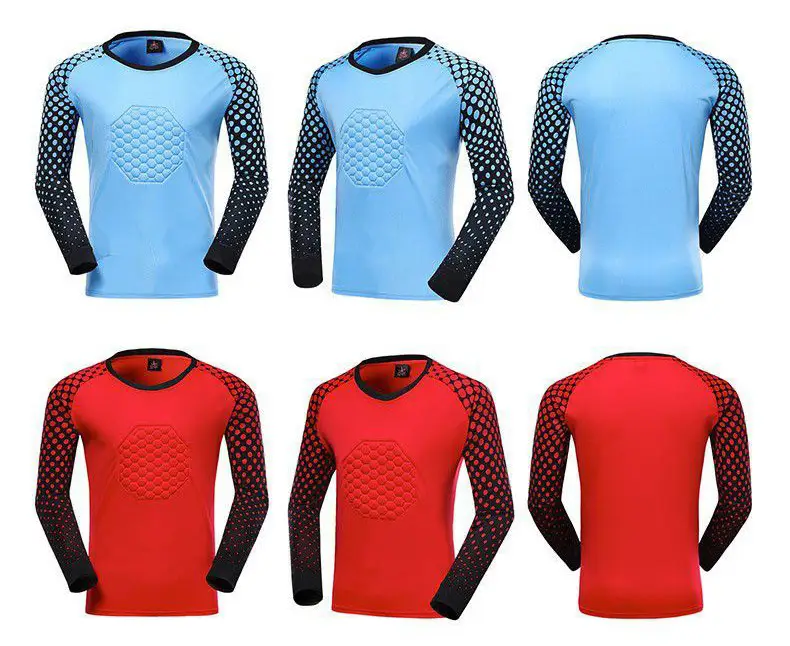 Cross-border football uniform goalkeeper general uniform suit adult children long sleeve dragon gate competition training uniform jersey wholesale — feature 5