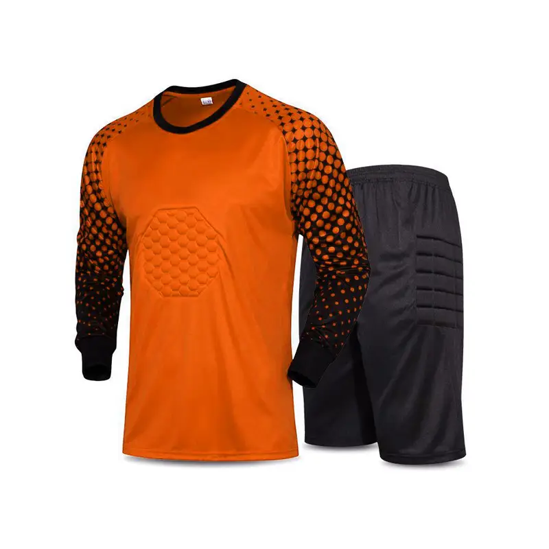 Cross-border football uniform goalkeeper general uniform suit adult children long sleeve dragon gate competition training uniform jersey wholesale