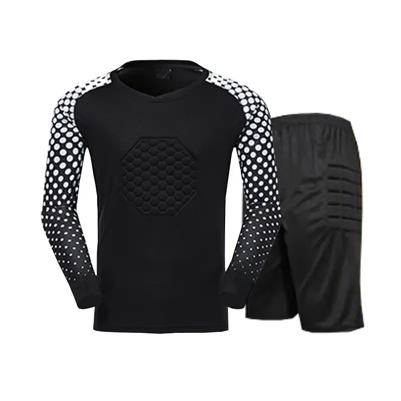 Cross-border football uniform goalkeeper general uniform suit adult children long sleeve dragon gate competition training uniform jersey wholesale
