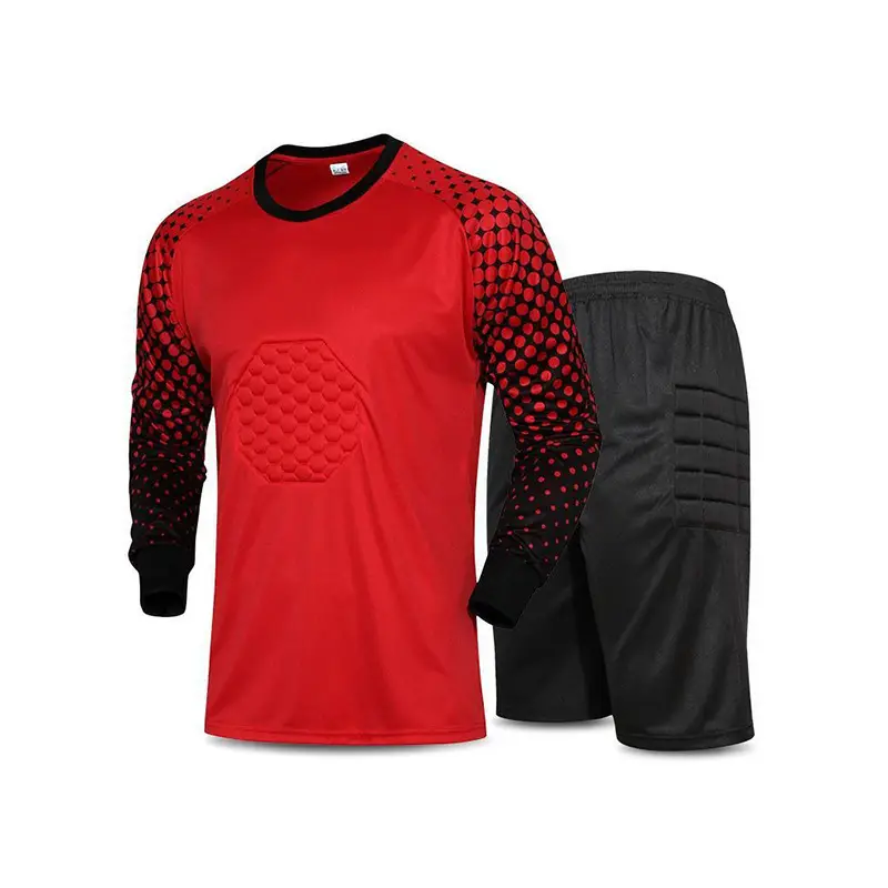 Cross-border football uniform goalkeeper general uniform suit adult children long sleeve dragon gate competition training uniform jersey wholesale