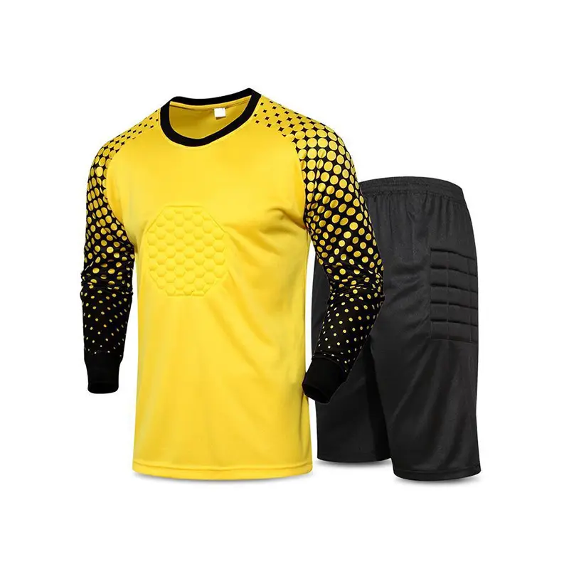Cross-border football uniform goalkeeper general uniform suit adult children long sleeve dragon gate competition training uniform jersey wholesale