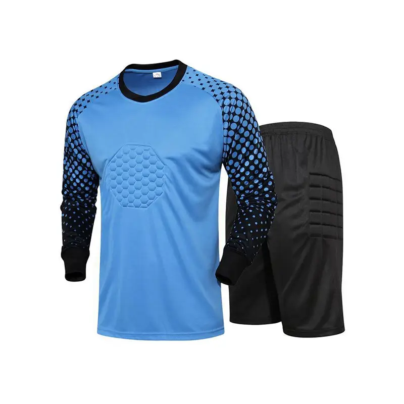 Cross-border football uniform goalkeeper general uniform suit adult children long sleeve dragon gate competition training uniform jersey wholesale