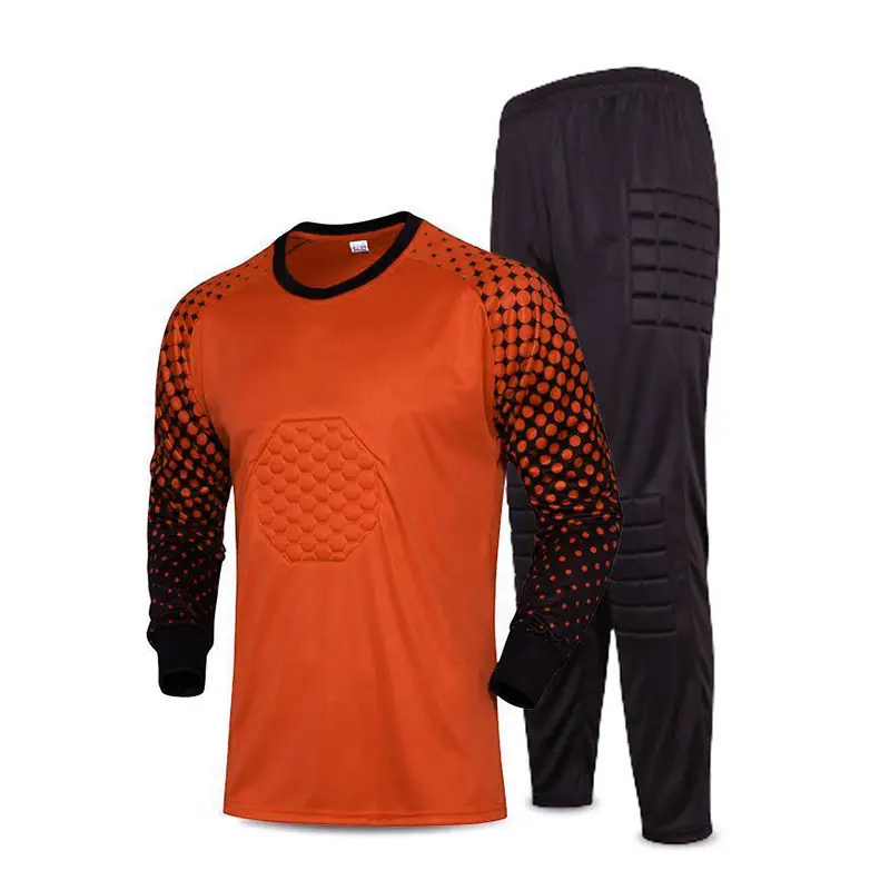 Cross-border football uniform goalkeeper general uniform suit adult children long sleeve dragon gate competition training uniform jersey wholesale