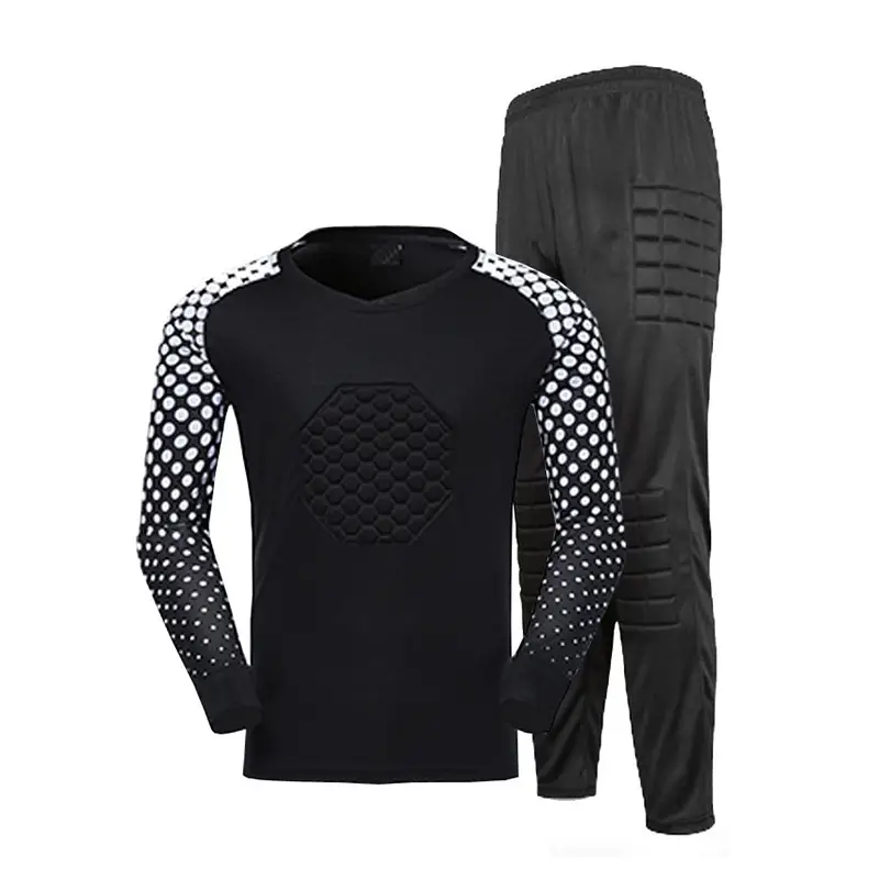 Cross-border football uniform goalkeeper general uniform suit adult children long sleeve dragon gate competition training uniform jersey wholesale
