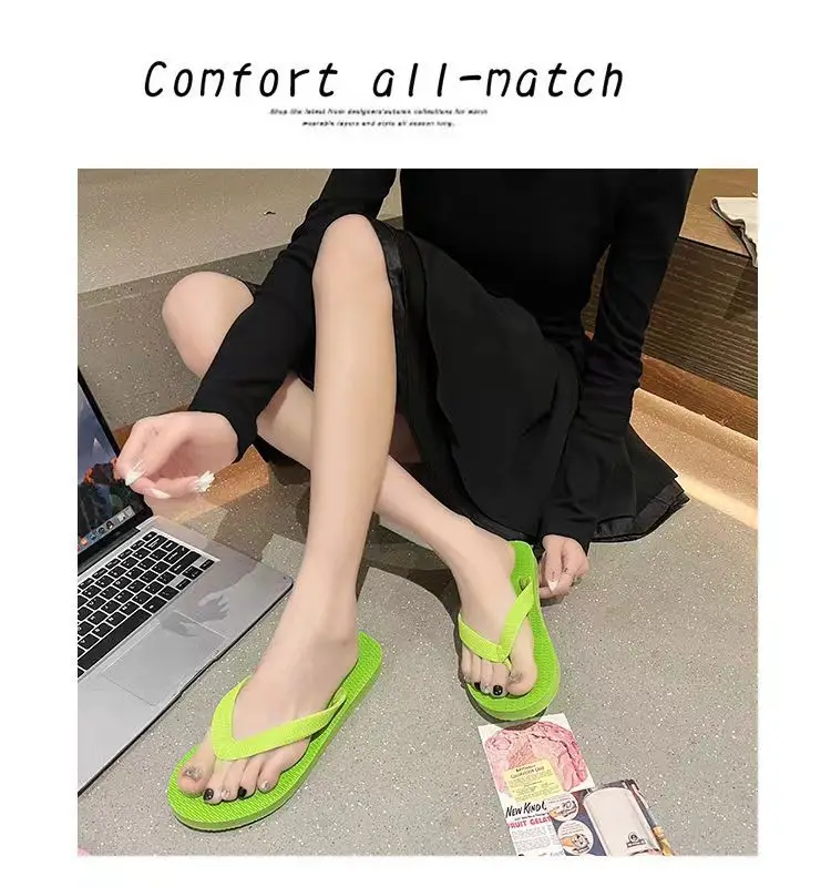 Purple Rubber Flip Flops for Summer Casual Shoes — feature 21