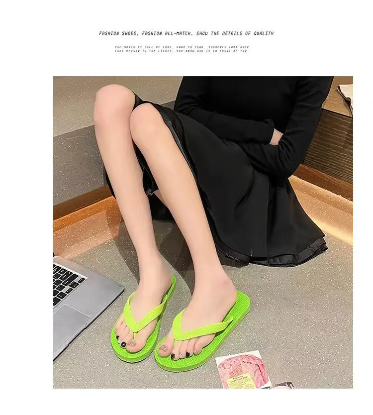 Purple Rubber Flip Flops for Summer Casual Shoes — feature 22