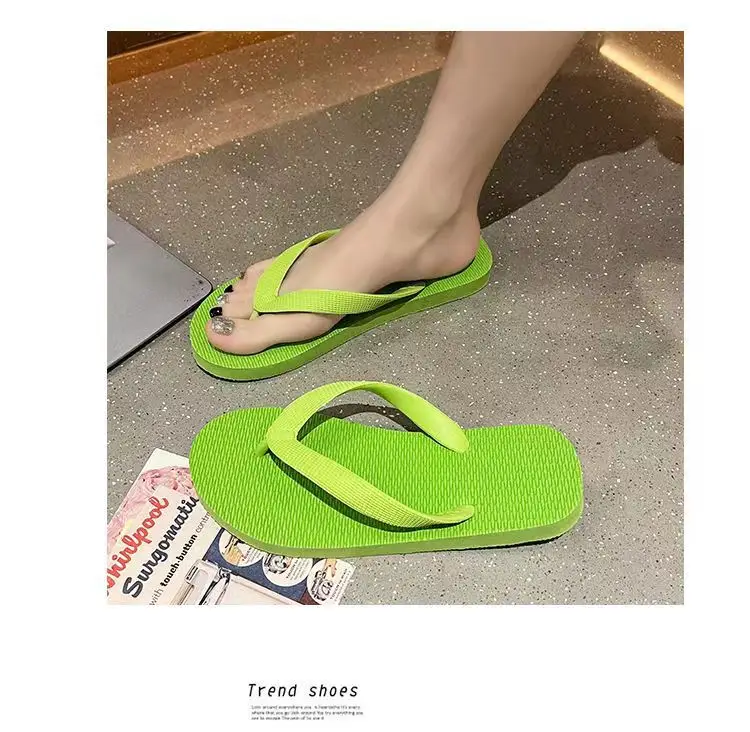 Purple Rubber Flip Flops for Summer Casual Shoes — feature 24