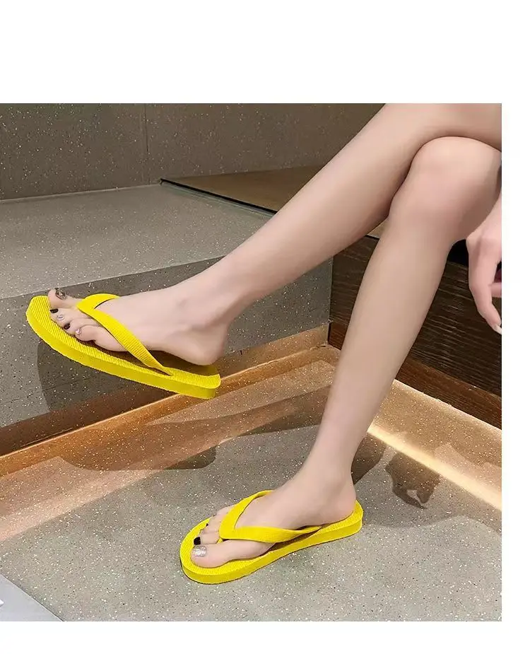 Purple Rubber Flip Flops for Summer Casual Shoes — feature 25
