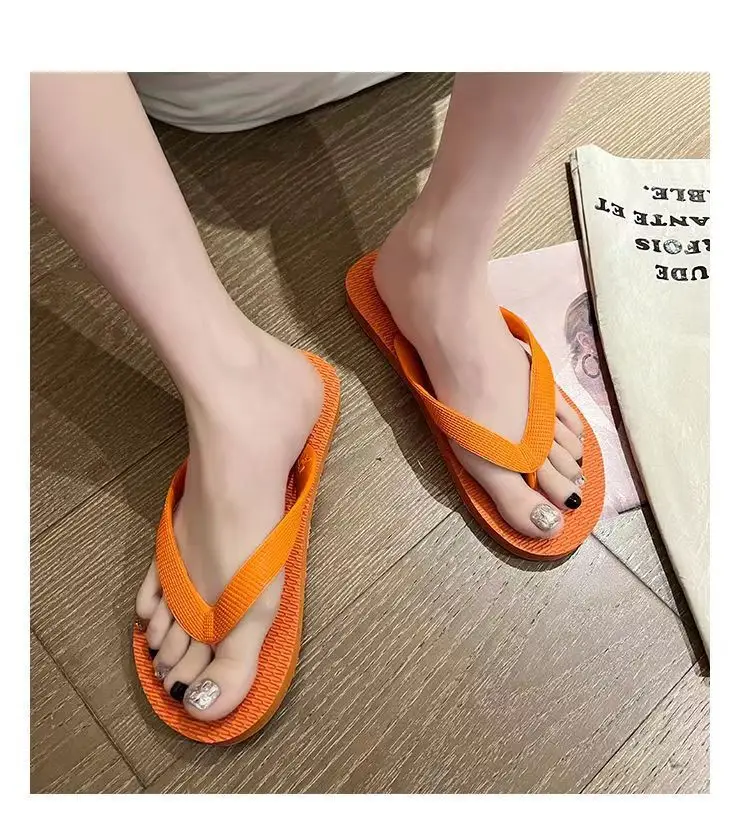Purple Rubber Flip Flops for Summer Casual Shoes — feature 36