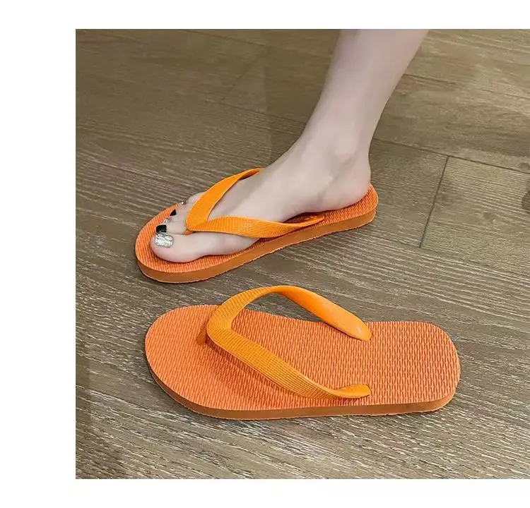 Purple Rubber Flip Flops for Summer Casual Shoes — feature 39