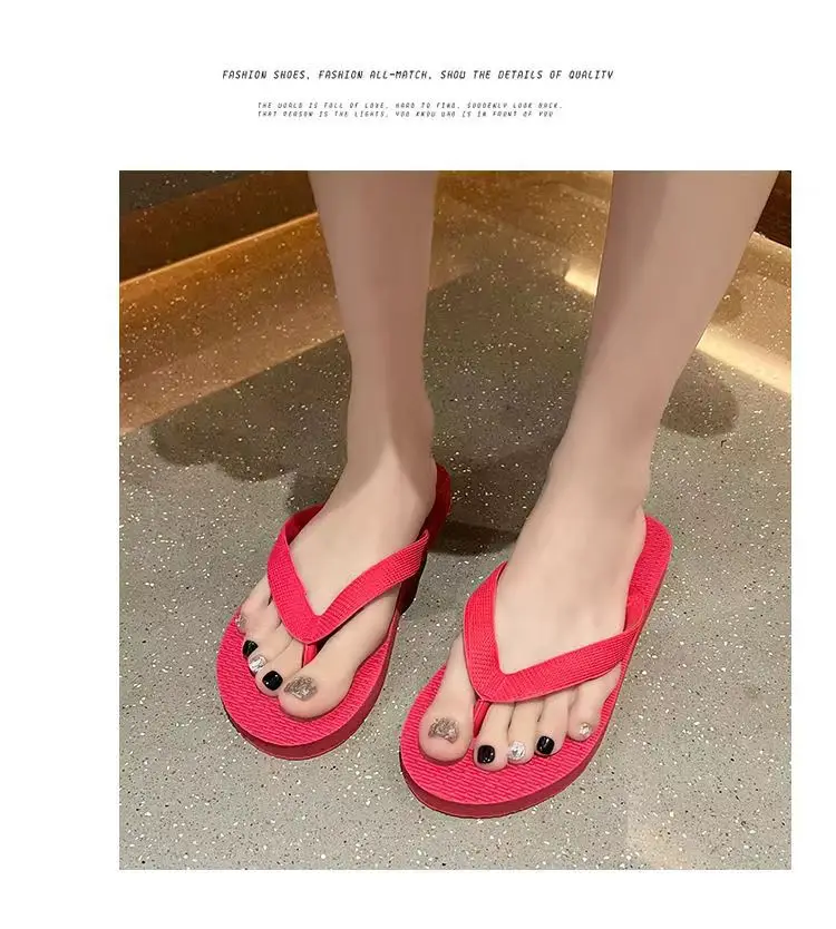 Purple Rubber Flip Flops for Summer Casual Shoes — feature 45