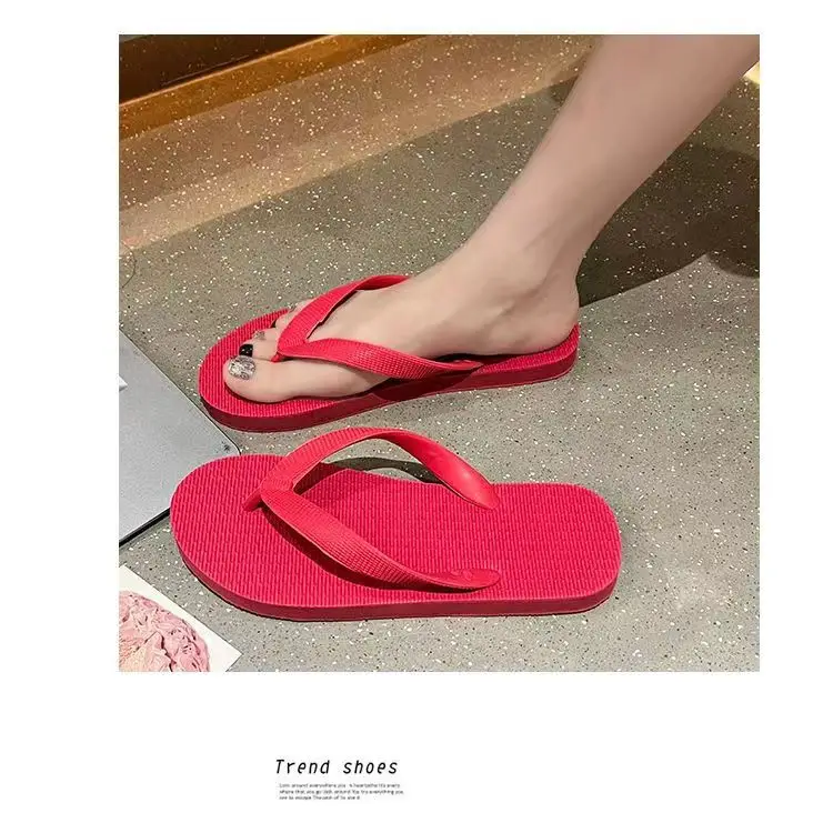 Purple Rubber Flip Flops for Summer Casual Shoes — feature 47