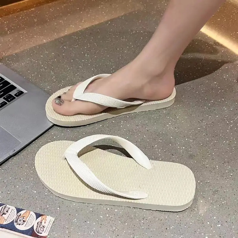 Purple Rubber Flip Flops for Summer Casual Shoes - Image 3