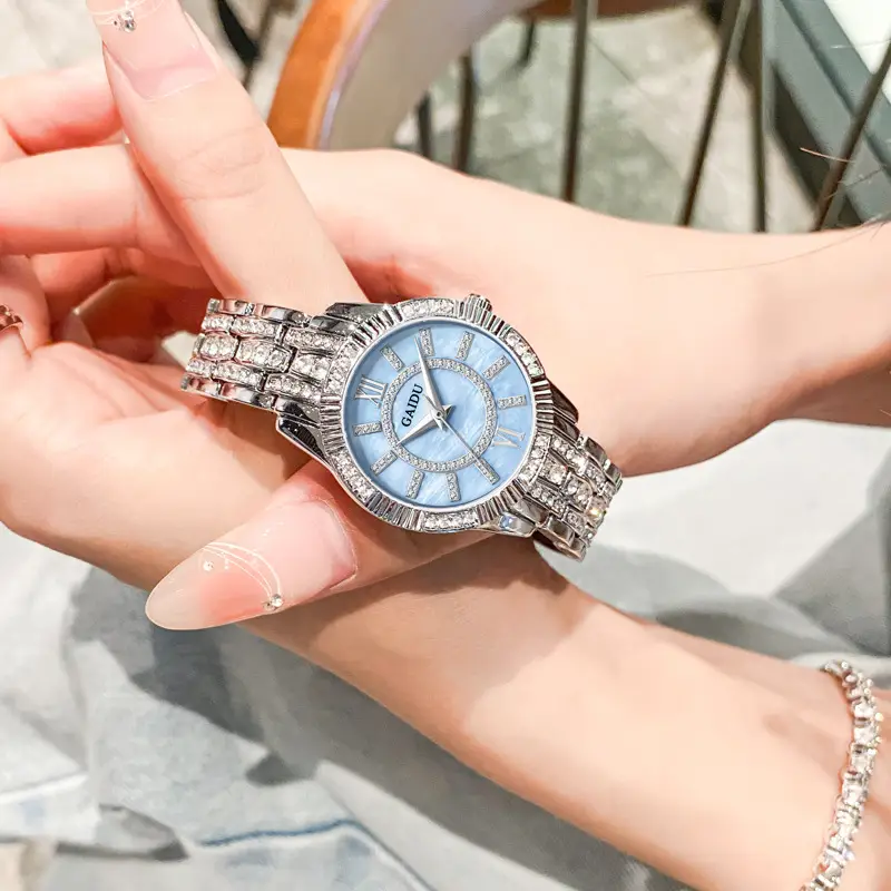 Kaido Women's Round Diamond Watch Pink Saffron - Image 7