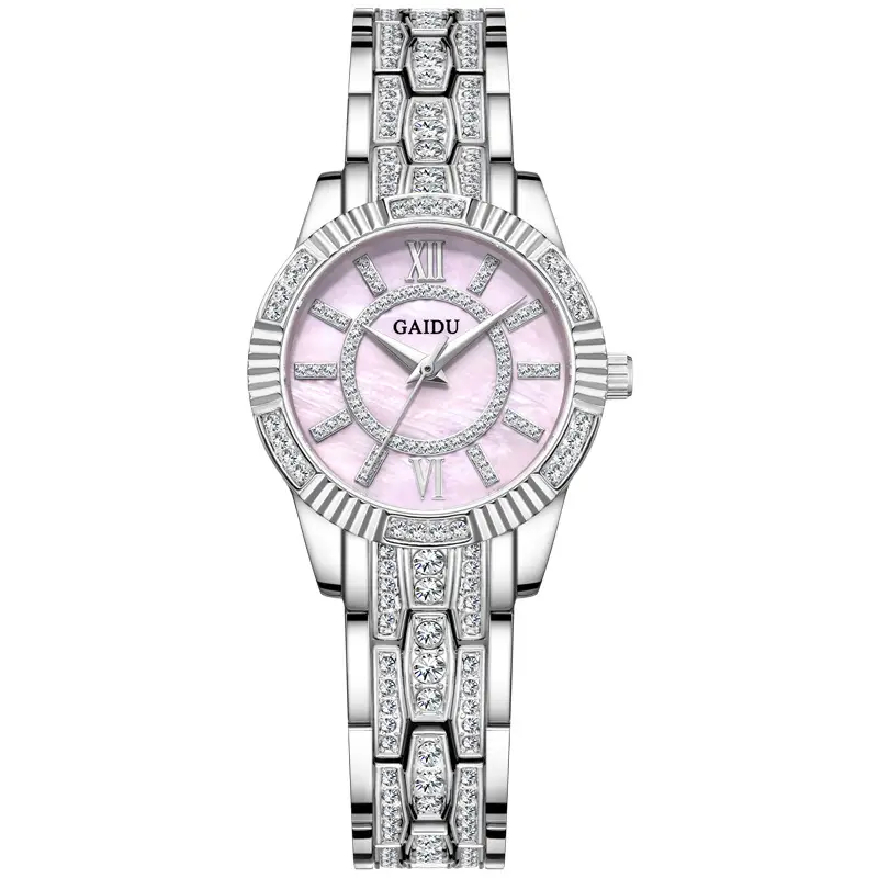 Kaido Women's Round Diamond Watch Pink Saffron - Image 8