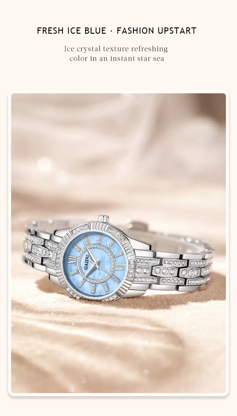 Kaido Women's Round Diamond Watch Pink Saffron — feature 16