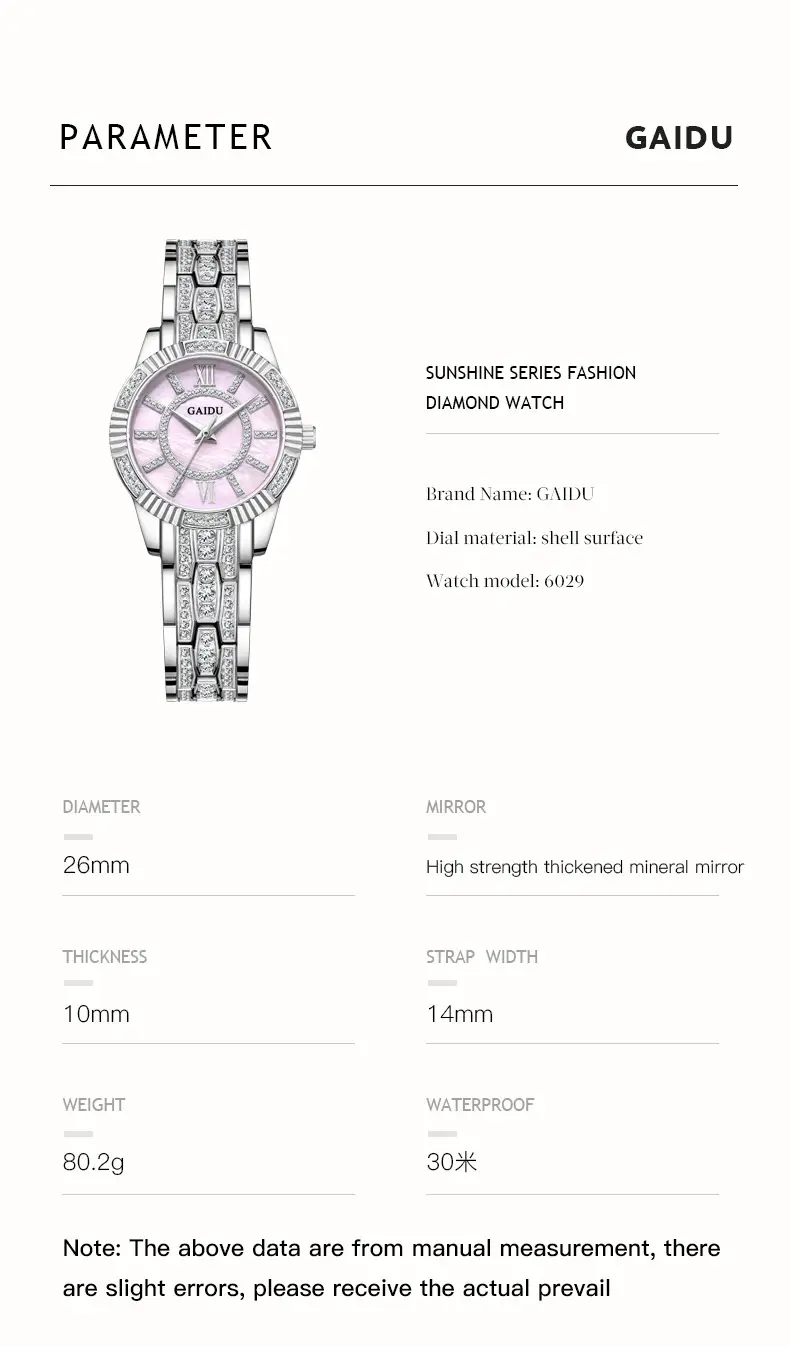 Kaido Women's Round Diamond Watch Pink Saffron — feature 19