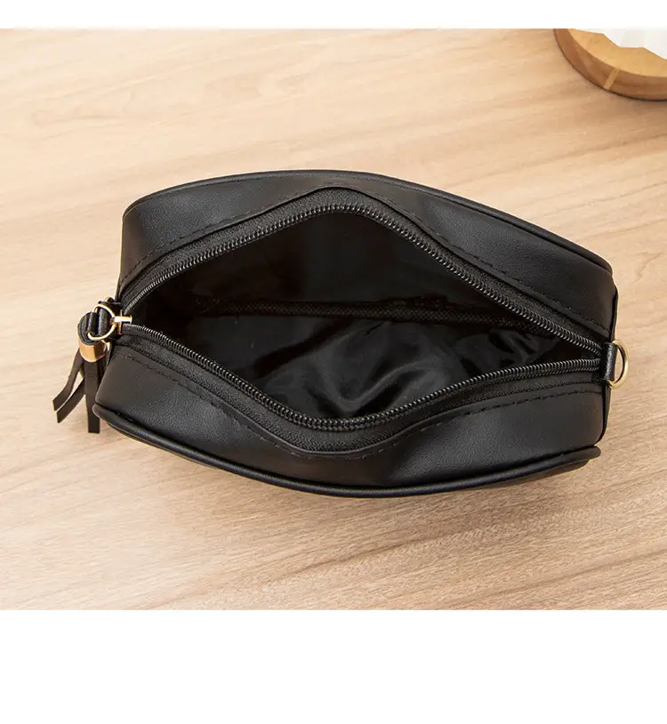 Women's Red Quilted Crossbody Bag with Letter Strap — feature 8