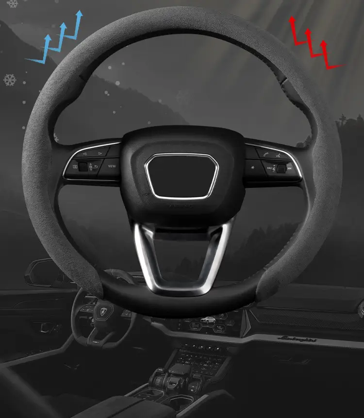 For Chery Ruihu 8PRO steering wheel cover suede ant Erez 5 Jie Tu X70 Ruihu 5X 3 7 — feature 5