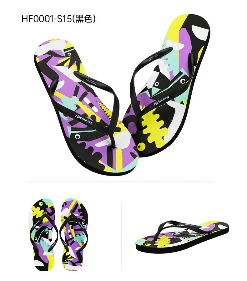 Hotmarzz Heima Women's Non-Slip Slippers Pe Flip-Flops Cross-Border Sandals Seaside Beach Flip-Flops — feature 11
