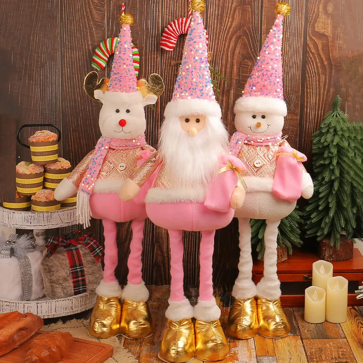 Christmas Snowman Doll 208g Weight Decorative Ornament