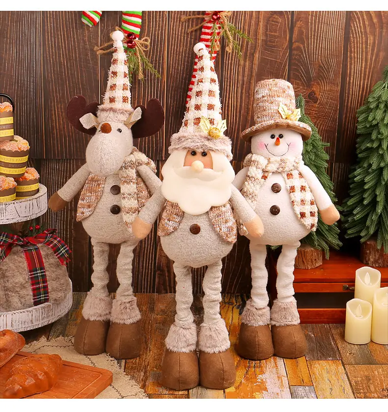 Christmas Snowman Doll 208g Weight Decorative Ornament — feature 10