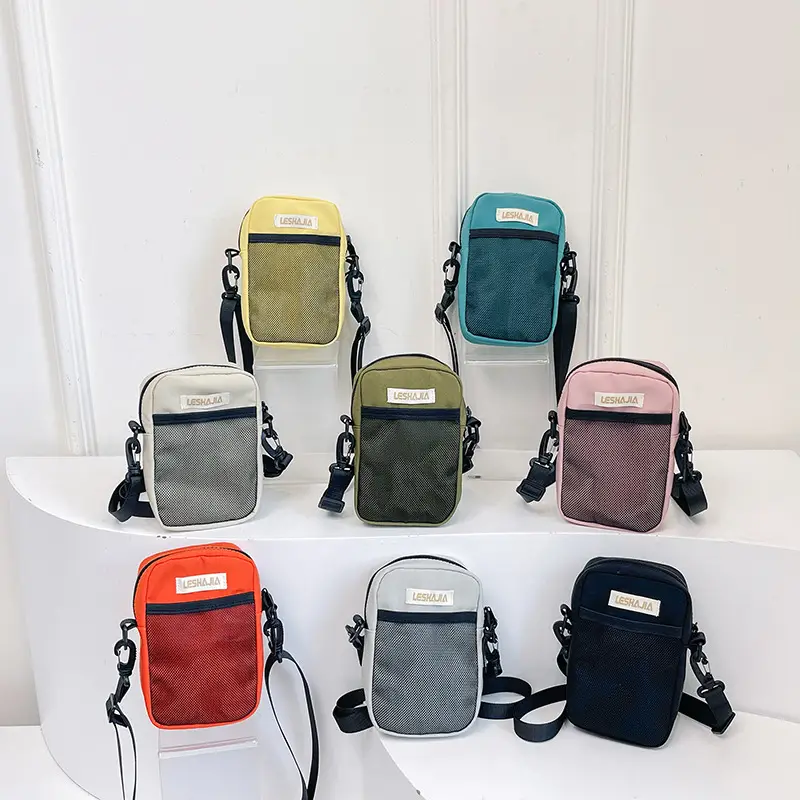 Women's Red Crossbody Phone Bag with Adjustable Strap