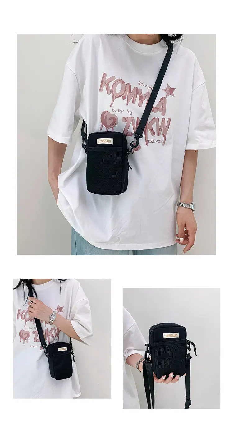 Women's Red Crossbody Phone Bag with Adjustable Strap — feature 10