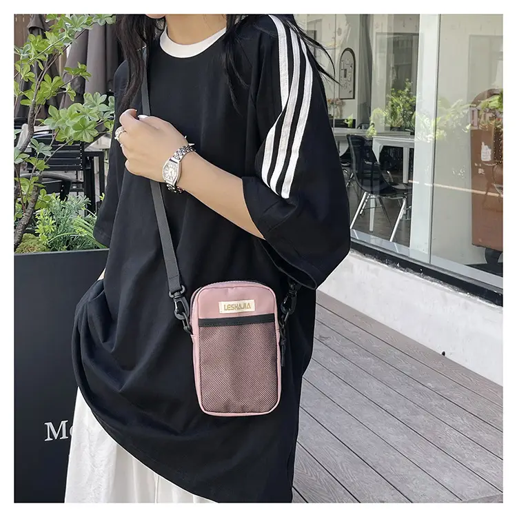 Women's Red Crossbody Phone Bag with Adjustable Strap — feature 15