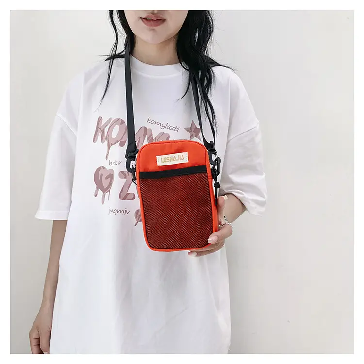 Women's Red Crossbody Phone Bag with Adjustable Strap — feature 22
