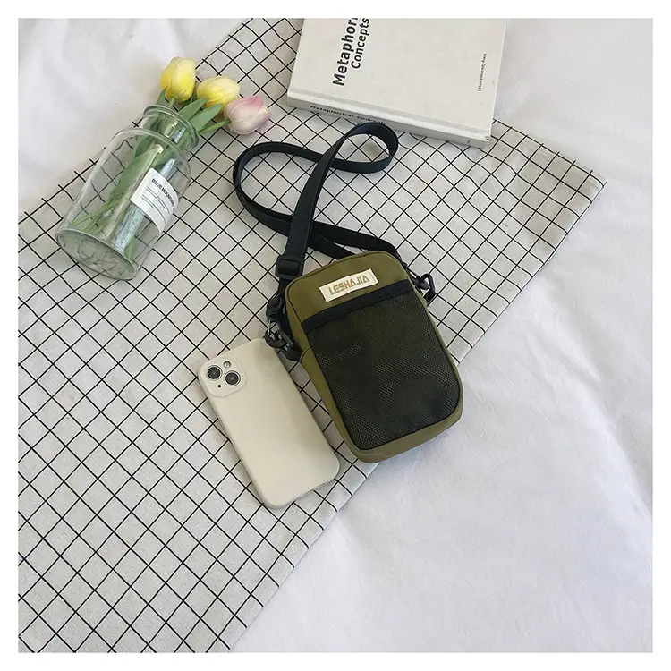 Women's Red Crossbody Phone Bag with Adjustable Strap — feature 38
