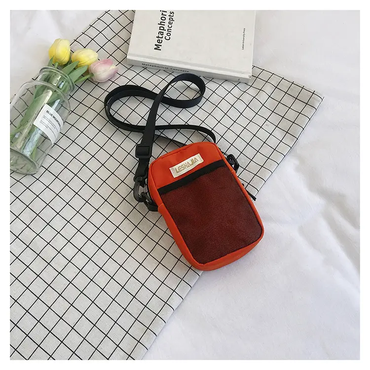 Women's Red Crossbody Phone Bag with Adjustable Strap — feature 47