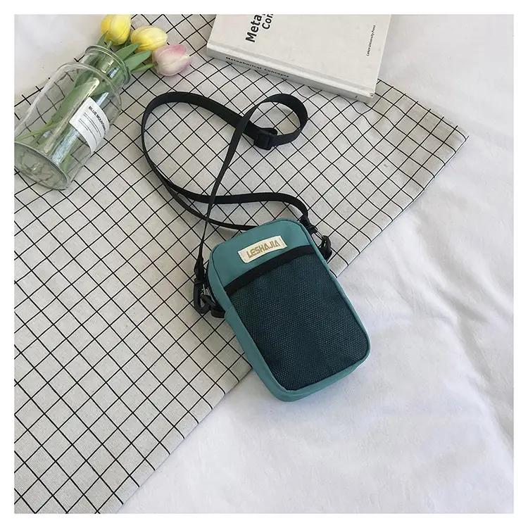 Women's Red Crossbody Phone Bag with Adjustable Strap — feature 50